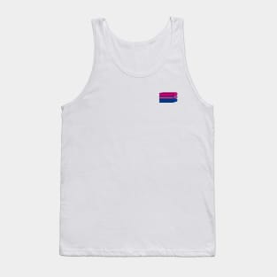 Bisexual Flag Bookstack Tank Top